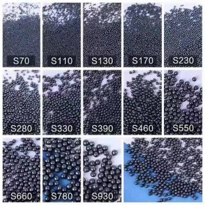 Steel grit for shot blasting machine